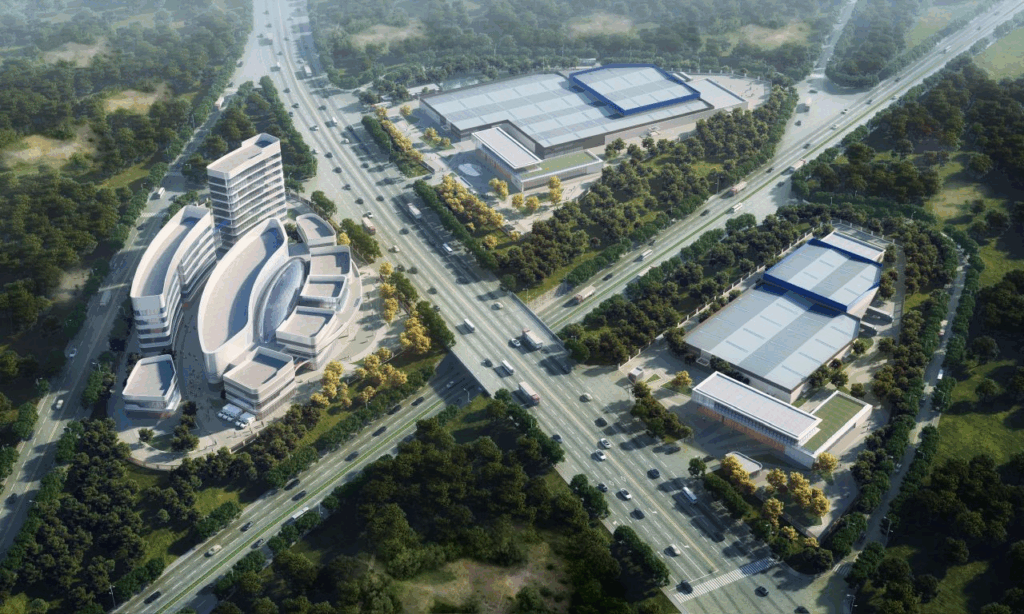 01 maquette vue aerienne business plan